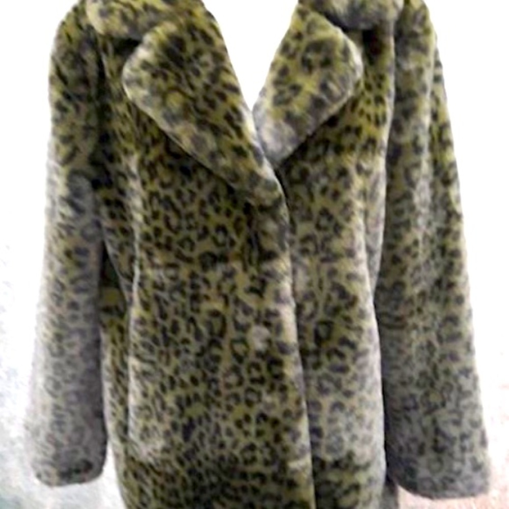 Rachel Zoe Faux Fur Coat Sz. L
